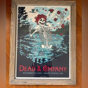 Dead & Co framed poster